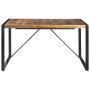 Mesa de comedor madera maciza con acabado sheesham 140x140x75cm de vidaXL, Mesas de cocina y de comedor - Ref: Foro24-321574,...