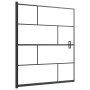 Mampara de ducha ESG negro 116x140 cm de vidaXL, Puertas de ducha - Ref: Foro24-150751, Precio: 145,81 €, Descuento: %