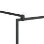Mampara de ducha accesible vidrio ESG claro negro 80x195 cm de vidaXL, Paredes y mamparas de ducha - Ref: Foro24-150752, Prec...