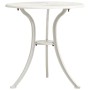 Mesa de jardín aluminio fundido blanco 62x62x65 cm en Mesas de jardín | Comprar online en Foru.es