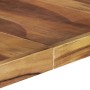 Mesa de comedor madera maciza con acabado sheesham 140x140x75cm de vidaXL, Mesas de cocina y de comedor - Ref: Foro24-321574,...
