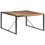 Mesa de comedor madera maciza con acabado sheesham 140x140x75cm de vidaXL, Mesas de cocina y de comedor - Ref: Foro24-321574,...