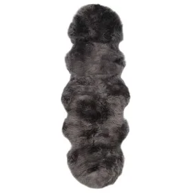 Alfombra de piel de oveja gris claro 60x180 cm de vidaXL, Alfombras - Ref: Foro24-284709, Precio: 82,98 €, Descuento: %