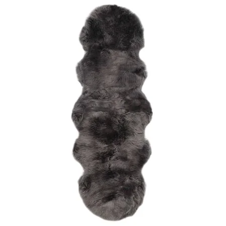 Alfombra de piel de oveja gris claro 60x180 cm de vidaXL, Alfombras - Ref: Foro24-284709, Precio: 82,98 €, Descuento: %