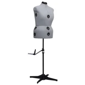 Maniquí de sastre ajustable mujer gris talla L 44-50 de vidaXL, Galanes de noche - Ref: Foro24-288489, Precio: 213,49 €, Desc...