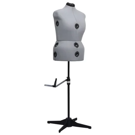 Maniquí de sastre ajustable mujer gris talla L 44-50 de vidaXL, Galanes de noche - Ref: Foro24-288489, Precio: 213,49 €, Desc...