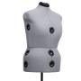 Maniquí de sastre ajustable mujer gris talla L 44-50 de vidaXL, Galanes de noche - Ref: Foro24-288489, Precio: 230,20 €, Desc...