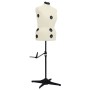 Maniquí de sastre ajustable mujer color crema talla L 44-50 de vidaXL, Galanes de noche - Ref: Foro24-288490, Precio: 215,19 ...
