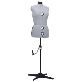 Maniquí de sastre ajustable mujer gris talla M 40-46 de vidaXL, Galanes de noche - Ref: Foro24-288486, Precio: 208,82 €, Desc...