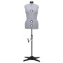 Maniquí de sastre ajustable mujer gris talla M 40-46 de vidaXL, Galanes de noche - Ref: Foro24-288486, Precio: 208,82 €, Desc...