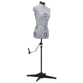 Maniquí de sastre ajustable mujer gris talla S 33-40 de vidaXL, Galanes de noche - Ref: Foro24-288483, Precio: 198,33 €, Desc...