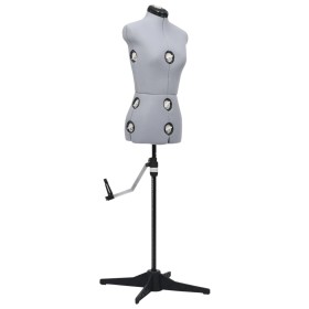Maniquí de sastre ajustable mujer gris talla S 33-40 de vidaXL, Galanes de noche - Ref: Foro24-288483, Precio: 182,00 €, Desc...