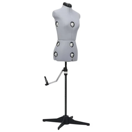 Maniquí de sastre ajustable mujer gris talla S 33-40 de vidaXL, Galanes de noche - Ref: Foro24-288483, Precio: 198,33 €, Desc...