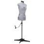 Maniquí de sastre ajustable mujer gris talla S 33-40 de vidaXL, Galanes de noche - Ref: Foro24-288483, Precio: 198,33 €, Desc...