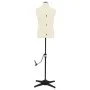 Maniquí de sastre ajustable hombre color crema talla 37-45 de vidaXL, Galanes de noche - Ref: Foro24-288493, Precio: 218,07 €...