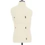Maniquí de sastre ajustable hombre color crema talla 37-45 de vidaXL, Galanes de noche - Ref: Foro24-288493, Precio: 218,07 €...