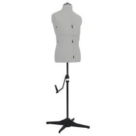 Maniquí de sastre ajustable hombre gris talla 37-45 de vidaXL, Galanes de noche - Ref: Foro24-288492, Precio: 213,47 €, Descu...