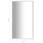 Espejo plateado 80x60 cm de vidaXL, Espejos - Ref: Foro24-322735, Precio: 57,55 €, Descuento: %