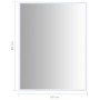 Espejo blanco 80x60 cm de vidaXL, Espejos - Ref: Foro24-322722, Precio: 58,02 €, Descuento: %