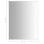 Espejo blanco 80x60 cm de vidaXL, Espejos - Ref: Foro24-322722, Precio: 56,93 €, Descuento: %