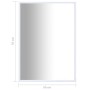 Espejo blanco 70x50 cm de vidaXL, Espejos - Ref: Foro24-322721, Precio: 48,67 €, Descuento: %