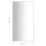 Espejo blanco 100x60 cm de vidaXL, Espejos - Ref: Foro24-322723, Precio: 64,75 €, Descuento: %