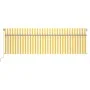 Toldo retráctil manual persiana y LED amarillo y blanco 5x3 m de vidaXL, Toldos - Ref: Foro24-3069463, Precio: 444,75 €, Desc...