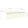 Toldo retráctil manual con persiana y LED crema 5x3 m by vidaXL, Awnings - Ref: Foro24-3069462, Price: 462,44 €, Discount: %