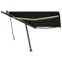 Toldo retráctil manual con LED gris antracita 500x300 cm de vidaXL, Toldos - Ref: Foro24-3069784, Precio: 720,98 €, Descuento: %