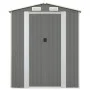 Cobertizo de jardín acero galvanizado gris claro 192x108x223 cm de vidaXL, Cobertizos - Ref: Foro24-319269, Precio: 219,32 €,...