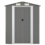 Cobertizo de jardín acero galvanizado gris claro 192x108x223 cm de vidaXL, Cobertizos - Ref: Foro24-319269, Precio: 221,93 €,...