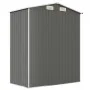 Cobertizo de jardín acero galvanizado gris claro 192x108x223 cm de vidaXL, Cobertizos - Ref: Foro24-319269, Precio: 219,32 €,...