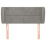 Cabecero de terciopelo gris claro 93x23x78/88 cm de vidaXL, Cabeceros y pies de cama - Ref: Foro24-3117180, Precio: 57,17 €, ...
