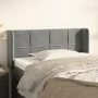 Light gray velvet headboard 93x16x78/88 cm by vidaXL, Headboards and footboards - Ref: Foro24-3118804, Price: 53,78 €, Discou...