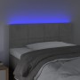 Cabecero con LED de terciopelo gris claro 90x5x78/88 cm de vidaXL, Cabeceros y pies de cama - Ref: Foro24-3121648, Precio: 46...