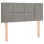 Cabecero con LED de terciopelo gris claro 90x5x78/88 cm de vidaXL, Cabeceros y pies de cama - Ref: Foro24-3121648, Precio: 46...