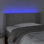 Light gray velvet headboard with LED 93x16x78/88 cm by vidaXL, Headboards and footboards - Ref: Foro24-3123272, Price: 61,99 ...