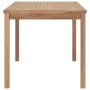 Mesa de comedor de jardín madera maciza de teca 160x80x77 cm en Mesas de jardín | Comprar online en Foru.es