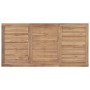 Mesa de comedor de jardín madera maciza de teca 160x80x77 cm en Mesas de jardín | Comprar online en Foru.es