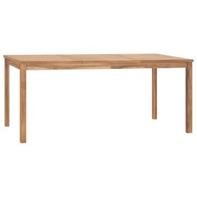 Mesa de comedor de jardín madera maciza de teca 180x90x77 cm en Mesas de jardín | Comprar online en Foru.es