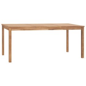 Mesa de comedor de jardín madera maciza de teca 180x90x77 cm en Mesas de jardín | Comprar online en Foru.es