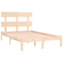 Estructura de cama madera maciza 150x200 cm de vidaXL, Camas y somieres - Ref: Foro24-3104678, Precio: 124,57 €, Descuento: %