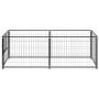 Perrera de acero negro 200x100x70 cm de vidaXL, Casetas y cercados para perros - Ref: Foro24-150790, Precio: 126,90 €, Descue...