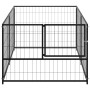 Perrera de acero negro 200x100x70 cm de vidaXL, Casetas y cercados para perros - Ref: Foro24-150790, Precio: 126,90 €, Descue...