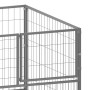 Perrera de acero plateado 200x100x70 cm de vidaXL, Casetas y cercados para perros - Ref: Foro24-150793, Precio: 90,77 €, Desc...