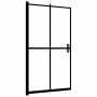 Mampara de ducha plegable ESG negro 80x140 cm de vidaXL, Puertas de ducha - Ref: Foro24-150818, Precio: 132,74 €, Descuento: %