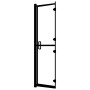 Mampara de ducha plegable ESG negro 80x140 cm de vidaXL, Puertas de ducha - Ref: Foro24-150818, Precio: 132,74 €, Descuento: %