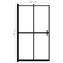 Mampara de ducha plegable ESG negro 80x140 cm de vidaXL, Puertas de ducha - Ref: Foro24-150818, Precio: 132,74 €, Descuento: %