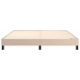 Estructura de cama de cuero sintético capuchino 180x200 cm de vidaXL, Camas y somieres - Ref: Foro24-3120717, Precio: 115,05 ...