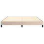 Estructura de cama de cuero sintético capuchino 180x200 cm de vidaXL, Camas y somieres - Ref: Foro24-346921, Precio: 115,05 €...